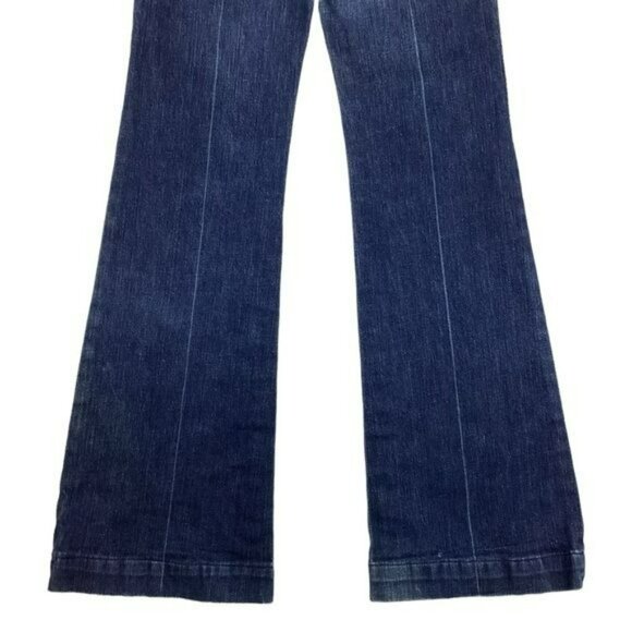 7 For All Mankind Womens Medium Wash Dojo Jeans Size 25 Flare Leg Denim - Picture 8 of 13
